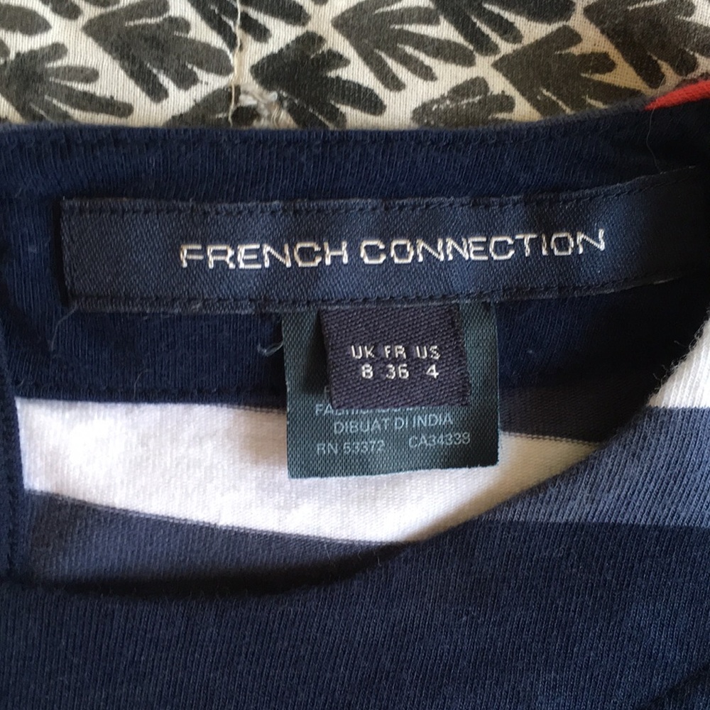 French Connection Striped Mini Dress - US Size 4 - Picture 4 of 6